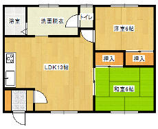 北２マンション F号室