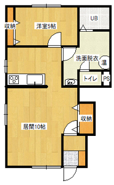 プレジオ Ａ号室 間取